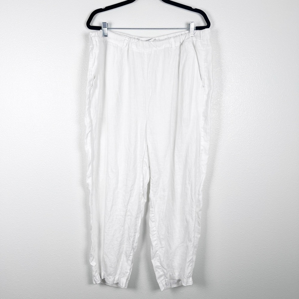 Quince Women's Linen Pull On Pants Sz XL